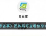 粤省事团体码可以看到什么 粤省事团体码可查看信息说明