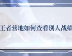王者营地怎么查别人战绩 王者营地如何查看别人战绩