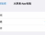 ios16.1新增app粘贴开关是什么 ios16.1新增app粘贴开关介绍